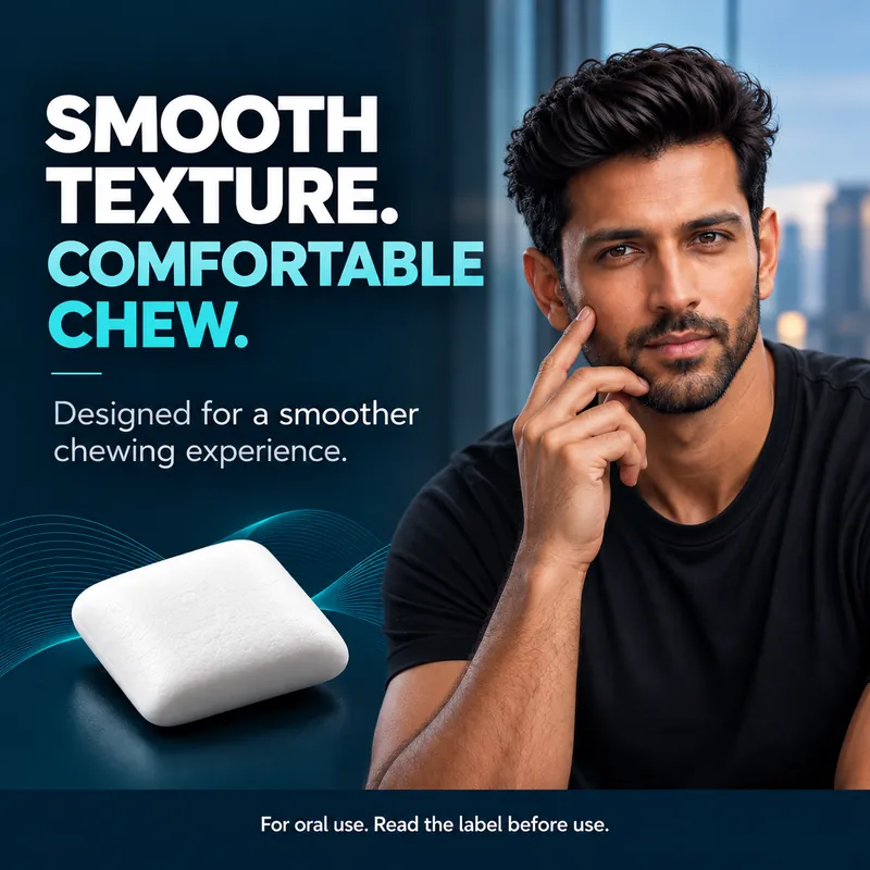 Smooth texture and a comfortable chew